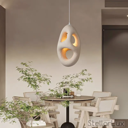 Пендел Stellar Lux Organic Stone – Сив, E27, 300 × 510 мм