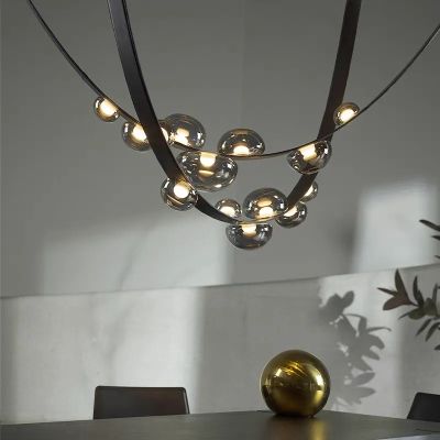 Кожен полилей Stellar Lux ECLIPSE – Черен, 18W, 3000K
