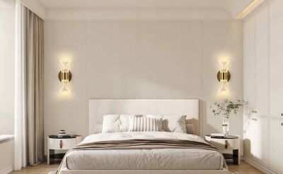 Аплик Stellar Lux AURORA – Злато, 12W, 3000K