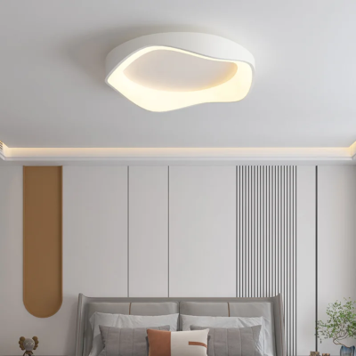 Модерен LED Плафон Stellar Lux AURA Ø500 Бял