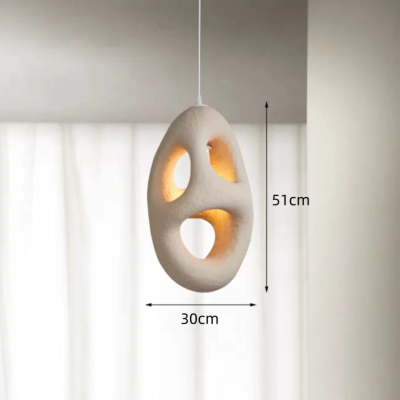 Пендел Stellar Lux Organic Stone – Сив, E27, 300 × 510 мм