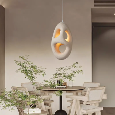 Пендел Stellar Lux Organic Stone – Сив, E27, 300 × 510 мм