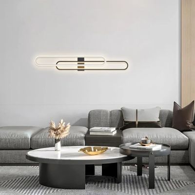 INFINITY DUO – Дизайнерски LED аплик 80 см в черно и бяло | 3000K
