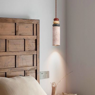 Дизайнерски пендел TERRA TRAVERTINE – естествен травертин, бежов, GU10