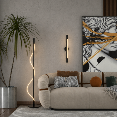 Дизайнерски LED аплик NOIR LINE 80 – черен, 800 мм, 3000K
