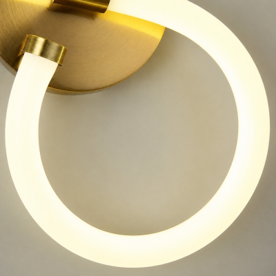 LED аплик INFINIA GOLD – скулптурна светлина в злато, 10W, 3000K