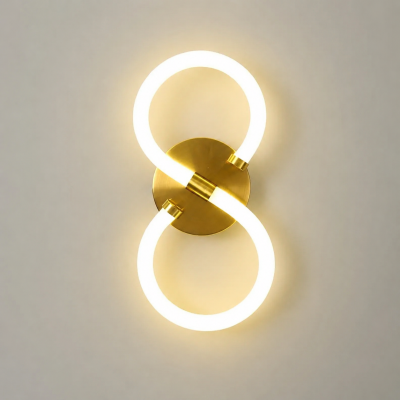 LED аплик INFINIA GOLD – скулптурна светлина в злато, 10W, 3000K