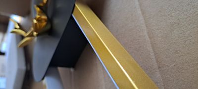 LED дизайнерски аплик Stellar Lux ANTLER – Черно/Злато, 3000K