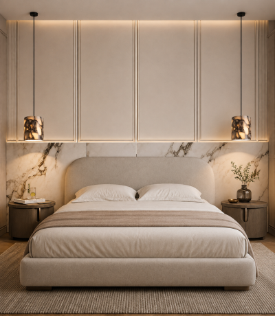 Премиум пендел MARBLE NOIR – естествен мрамор, 120×130 мм, E27