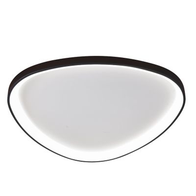 LED плафон TRINITY HALO – Ø450 мм, 28W, 3 цветни температури, черен