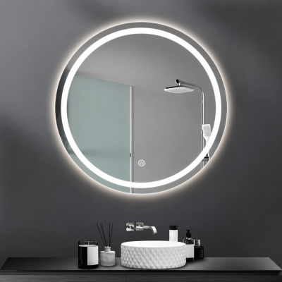 LED огледало AURA 60 – 3 цвята светлина, Anti-Fog функция, Ø600 мм