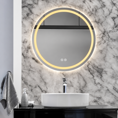 LED огледало AURA 60 – 3 цвята светлина, Anti-Fog функция, Ø600 мм