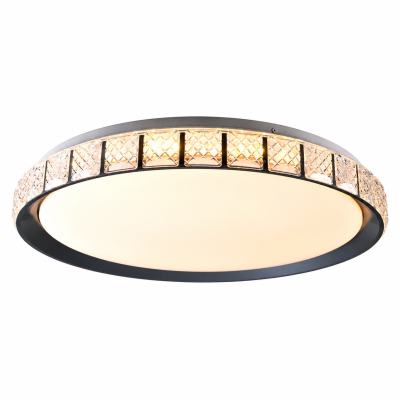 LED плафон CRYSTELLO – кристален блясък, 3 цветни температури, Ø500 мм, 33W