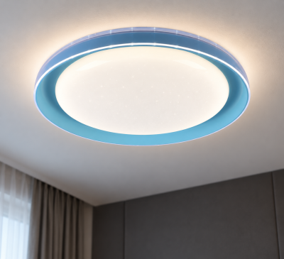 LED плафон AURORA BLUE 33W – Ø53 см | 3 цветни температури 3000K / 4000K / 6000K