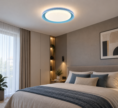 LED плафон AURORA BLUE 33W – Ø53 см | 3 цветни температури 3000K / 4000K / 6000K