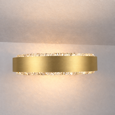 AURELIA CRYSTAL – дизайнерски LED аплик в злато с кристален ефект | 12W, 3000K