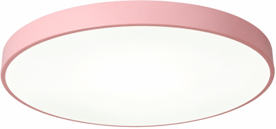 BLUSH – модерен LED плафон в нежно розово | 33W, Ø50 см, 3 цветни температури