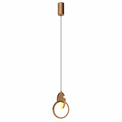 AURELIA – дизайнерски LED пендел в розово злато | 3000K, 11W